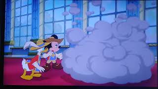 Mickey Donald Goofy Los Tres Mosqueteros Escena Graciosa 2 [upl. by Tteraj251]