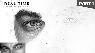 REAL TIME Hyper Realistic Drawing Process  By Harsh Guru Arts [upl. by Mira]