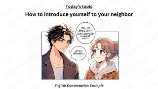 Role play english conversation  How to introduce yourself to your neighbor [upl. by Dawes]