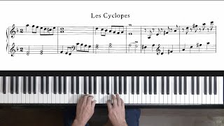 Rameau “Les Cyclopes” Paul Barton FEURICH 218 piano [upl. by Novehs146]