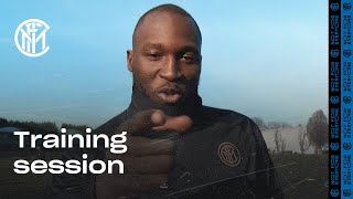 A SPECIAL INTER TRAINING SESSION  REAL AUDIO 😜⚫🔵 SUB ENG [upl. by Alissa960]