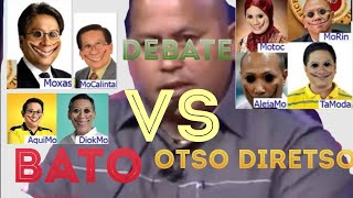 Otso Diretso Vs BATO Dela rosa sobrang init ng debate Senatorial Debate [upl. by Yrgoerg]