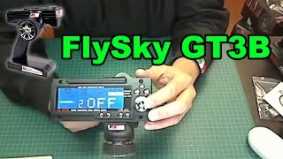 FlySky FSGT3B 24ghz 3ch RC radio control transmitter Review [upl. by Buschi]