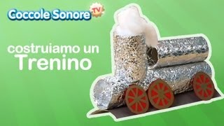 🚂 Costruiamo un trenino  Tutorial per bambini [upl. by Ailene]