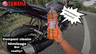 Yamaha R15 V31Ltr Mileage Test Shocking Result🤯MotoVlogerAnkur09 [upl. by Imar]