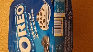 Eating Oreo Yogurt ASMR [upl. by Etezzil]