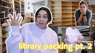 📦 Finish packing my library with me 📚 [upl. by Ahgiel515]