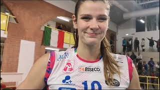 Pallavolo ChallengeF  Cristina ChirichellaquotStiamo giocando bene trovando sempre più feelingquot [upl. by Nylarak364]