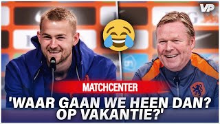 VLIJMSCHERPE 𝐃𝐄 𝐋𝐈𝐆𝐓 maakt VALENTIJN DRIESSEN AAN HET LACHEN op PERSCONFERENTIE 😂 [upl. by Einomrah]