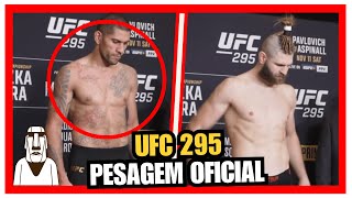 UFC 295 PESAGEM OFICIAL ALEX PEREIRA VS JIRI PROCHÁZKA [upl. by An]