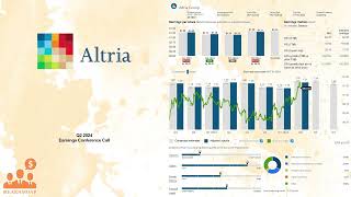 MO Altria Group Q2 2024 Earnings Conference Call [upl. by Gildas191]