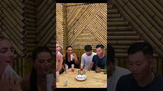 First Time Tourists Try Drinking Games at Ha Giang – NonStop Laughter [upl. by Anhavas]