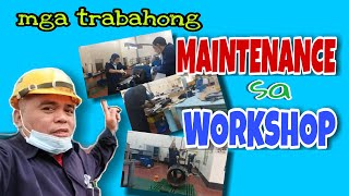 mga trabahong MAINTENANCE sa WORKSHOPSweetsgear pH [upl. by Polad]