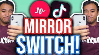 MIRROR SWITCH TREND TUTORIAL FOR TIKTOK iOS amp Android [upl. by Gabriela]