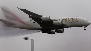 Amazing A380 B787 B777 Appear out of nowhere at Schiphol Airport [upl. by Shermie]