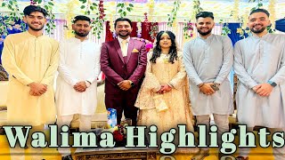 Walima Highlights  Pakistani wedding HAJRAampZain  2023 walimabrides [upl. by Kroll]