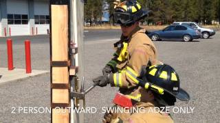 Forcible Entry Training Outward Swinging Door [upl. by Icam715]