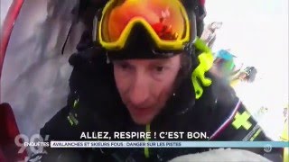 Avalanche  Rescue  GoPro POV Meribel 3 Vallees France [upl. by Essirahc]