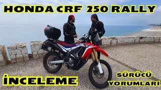 Honda Crf 250 Rally inceleme  Crf 250 Rally Sürücü Yorumları  Motosiklet inceleme [upl. by Anined527]