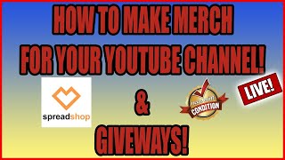 Spreadshop Tutorial amp Merch Giveaway [upl. by Erbe]