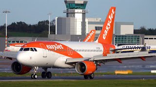 17 Minutes 4K Plane Spotting at Bristol Airport BRSEGGD  Runway 27 Landings amp Takeoffs with ATC [upl. by Efioa]