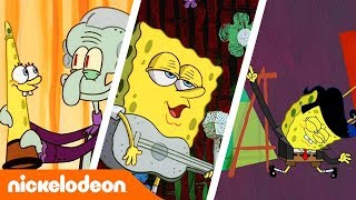 SpongeBob Schwammkopf  Musikalische Momente  Nickelodeon Deutschland [upl. by Sirahc]