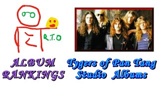 Tygers Of Pan Tang Studio Album Ranking [upl. by Rehpinnej]