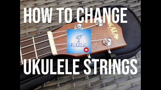 How To Change Ukulele Strings  Got A Ukulele Beginners Guide [upl. by Atniuq]