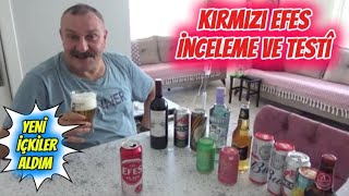 Kırmızı Efes İncelemesi ve Testi  ZAM gelmeden biraz daha İÇKİ ALDIM Yumurta Salatası Tarifi [upl. by Waterman562]