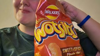 Wotsits sweet amp spicy mukbang food asmrsounds mukbang tastetest [upl. by Eyatnod]