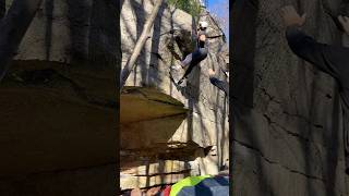 Gunks Bouldering  Village Idiot  v7 gunksbouldering bouldering v7 [upl. by Ramin]