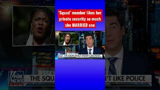 Cori Bush ‘REALLY’ loves her security Jesse Watters squad coribush aoc [upl. by Abbotson]