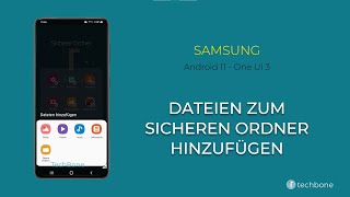 Dateien zum sicheren Ordner hinzufügen  Samsung Android 11  One UI 3 [upl. by Will]