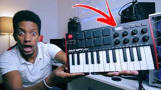 Akai mpk mini mk3 unboxing e teste [upl. by Routh468]