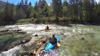 WildwasserKajak auf der Salza in Österreich DKV Wildwasserwoche 2013 Vorkurs [upl. by Aiouqes]