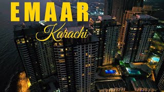 Emaar DHA Phase 8 Karachi  Aerial View [upl. by Nesyla694]