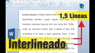 Cómo hacer Interlineado en Microsoft Word  aprende fácil y rápido [upl. by Adnilev785]