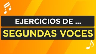 4 Ejercicios para cantar SEGUNDAS VOCES · Armonización y coros [upl. by Haraf]