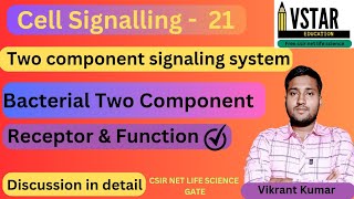 Two Component Signaling Pathway  Two Component Signaling System  Cell signaling  cellsignaling [upl. by Analos]