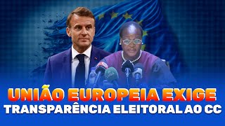 União Europeia Coloca O Conselho Constitucional Contra A Parede E Exige Transparência Eleitoral [upl. by Doley46]