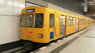 UBahn Berlin Mitfahrt von Alexanderplatz bis Hauptbahnhof im F74E auf der U5 [upl. by Romona]