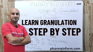 Granulation Steps  Tablet Granulation Process Step By Step [upl. by Ynohtn]