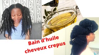 Bain dhuile cheveux crépus Tu devrais aussi le faire👌 [upl. by Carrelli]