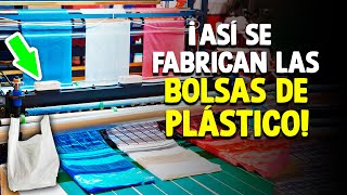 ¿Cómo Se Hacen Las Bolsas De Plástico Proceso En Fábrica [upl. by Blum]