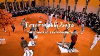 The Ermengildo Zegna Couture Summer 2018 Show in 360° [upl. by Serilda]