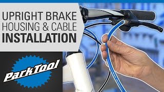 Brake Housing amp Cable Installation  Upright Bars [upl. by Lairret]