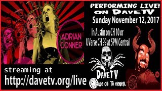 ADRIAN CONNER on DaveTV 130 November 12 2017 [upl. by Eniawed]