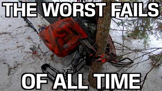 The Worst Snowmobile Fails Of All Time  Wrecks Broken Bones amp Stucks EPIC Compilation [upl. by Lust]