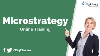 MicroStrategy 94 Online Training  MicroStrategy Tutorial for Beginners  Bigclasses [upl. by Htebi]