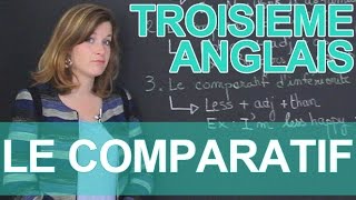 Le comparatif  Anglais  3e  Les Bons Profs [upl. by Adelina810]